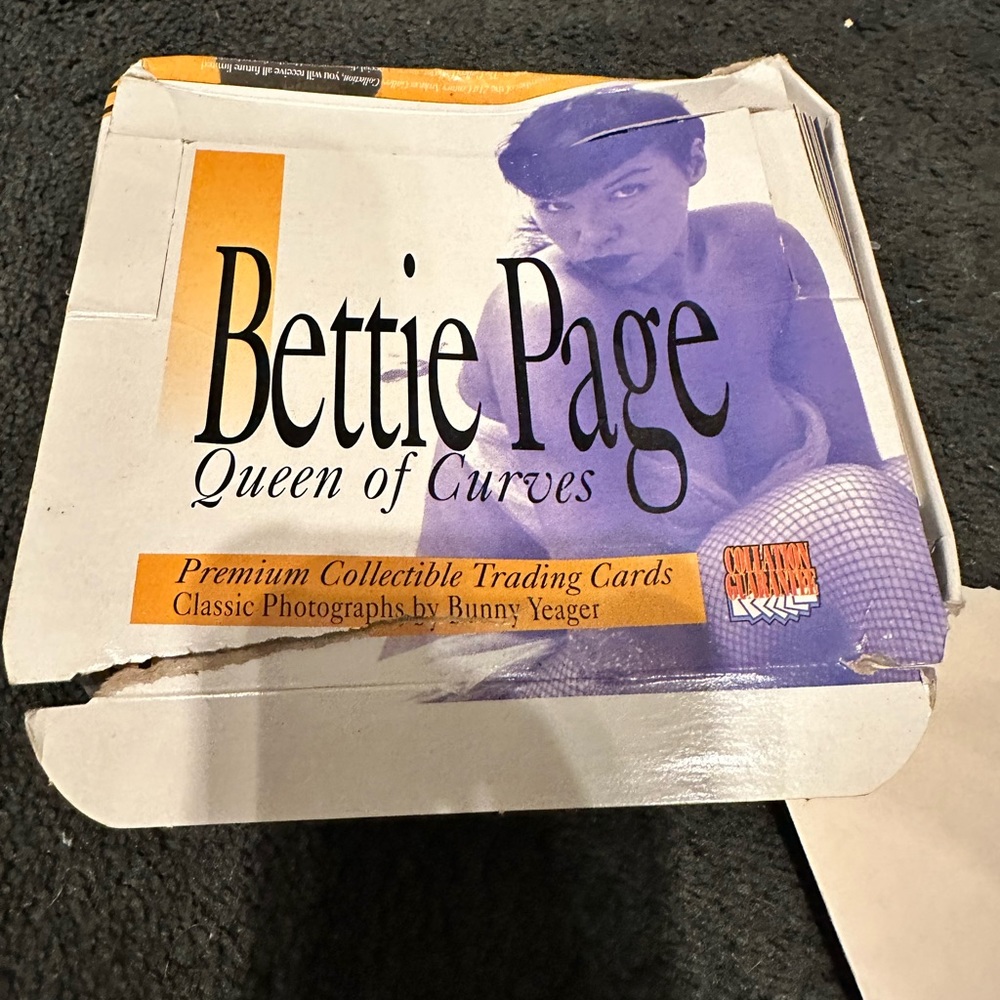 Bettie Page Trading Card lot